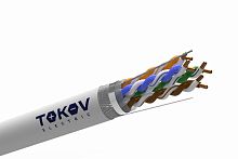 Кабель витая пара SF/UTP 4х2х24AWG(0.52мм) кат.5E PVC indoor Fluke tested 305м (м) PRO TOKOV ELECTRIC TKP-C06-SF/UTP-42-5E-305