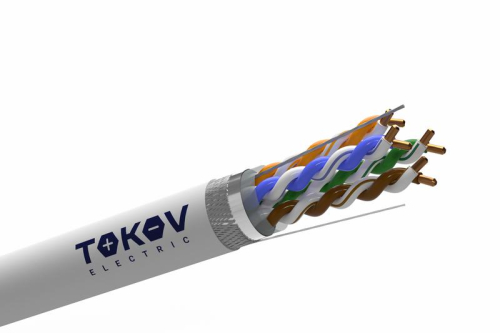 Кабель витая пара SF/UTP 4х2х24AWG(0.52мм) кат.5E PVC indoor Fluke tested 305м (м) PRO TOKOV ELECTRIC TKP-C06-SF/UTP-42-5E-305 Кабель витая пара SF/UTP 4х2х24AWG(0.52мм) кат.5E PVC indoor Fluke tested 305м (м) PRO TOKOV ELECTRIC TKP-C06-SF/UTP-42-5E-305