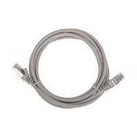 Патч-корд F/UTP кат.5e RJ45-RJ45 26AWG LSZH 2м сер. Rexant 02-0110-2