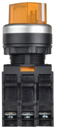 Переключатель 2 полож. 1НО+1НЗ с подсветкой желт. MASTER IEK MI-SW60-11XD-3-14-2-K05 фото 2 Переключатель 2 полож. 1НО+1НЗ с подсветкой желт. MASTER IEK MI-SW60-11XD-3-14-2-K05 фото 2