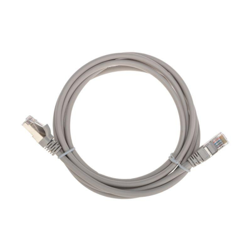 Патч-корд F/UTP кат.5e RJ45-RJ45 26AWG LSZH 2м сер. Rexant 02-0110-2