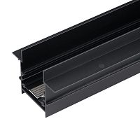 Трек встраиваемый MAG-TRACK-4560-FDW-2000 (BK 5LN) IP20 металл Arlight 046827