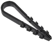 Дюбель-хомут 5х10мм для круглого кабеля нейлон черн. (уп.100шт) GENERICA UDH13-05-10-100-K02-G