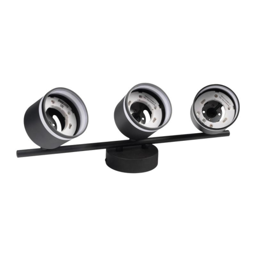 Светильник PCL-0703 max 20Вт (каждая лампа) 3xGX53 IP20 230В BL настен./потолочн. декор. под лампу JazzWay 5066847 фото 3