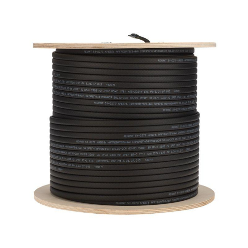 Кабель греющий (нагрев.) саморег. SRL30-2CR экранированный 30Вт/м 0.88кв.мм/55м 200м Rexant 51-0279 фото 4