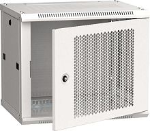 Шкаф LINEA W 9U 600х450мм перфорир. дверь RAL7035 ITK LWR3-09U64-PF