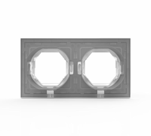 Рамка 2-м Pixel IP44 бел. TOKOV ELECTRIC TKE-PX-RM2-C01-IP44 фото 3