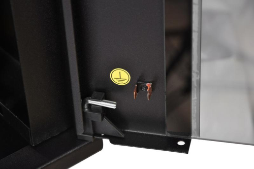 Шкаф коммутационный ШРН-Э-18.650-9005 18U 600х650мм передн. двер. стеклян. 50кг черн. ЦМО 1213971 фото 4