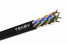 Кабель витая пара U/UTP 4х2х24 AWG кат.5E CCA PE outdoor Fluke tested 305м (м) TOKOV ELECTRIC TKL-C06-U42CCA-5E-305-OD