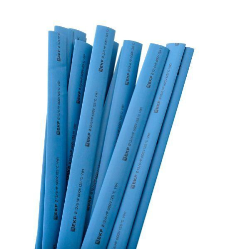 Трубка термоусадочная ТУТ нг 12/6 син. 1м (уп.50м) PROxima EKF tut-12-g-1m фото 2 Трубка термоусадочная ТУТ нг 12/6 син. 1м (уп.50м) PROxima EKF tut-12-g-1m фото 2