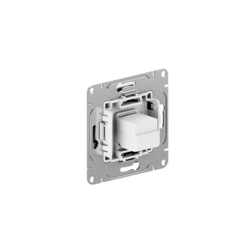 Розетка компьютерная 1-м СП Эпика RJ45 кат.5 механизм алюм. EKF UP1-SOA-RJ45-5 фото 4