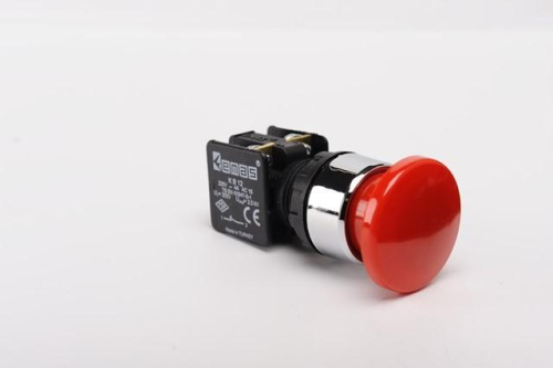 Кнопка грибовидная (1НЗ) красн. EMAS KB12MK Кнопка грибовидная (1НЗ) красн. EMAS KB12MK