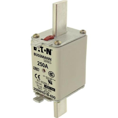 Предохранитель NH 160A 690В gG 1 двойн. индикация EATON 160NHG1B-690 фото 7