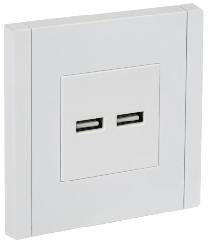 Розетка USB A+A 3.1А FORTE&PIANO FP249 бел. IEK FP-U21-D31-K01 Розетка USB A+A 3.1А FORTE&PIANO FP249 бел. IEK FP-U21-D31-K01