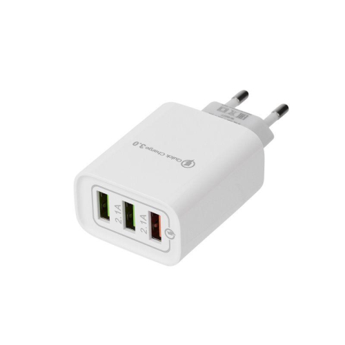 Устройство зарядное сетевое для iPhone/iPad 3 x USB 5В 3А + 1А + 1А бел. Rexant 16-0277 Устройство зарядное сетевое для iPhone/iPad 3 x USB 5В 3А + 1А + 1А бел. Rexant 16-0277