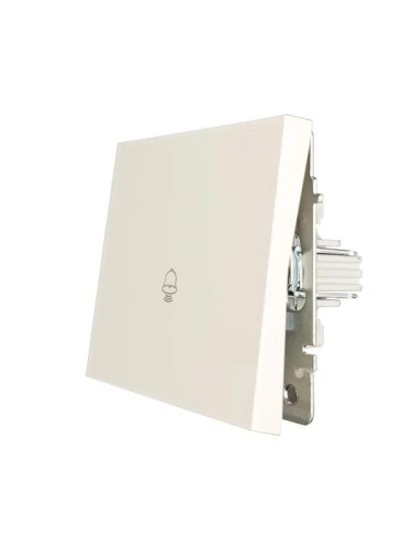 Кнопка звонка СП ZIMA IP20 безвинт. зажим слон. кость LEZARD 704-9088-103QC фото 2