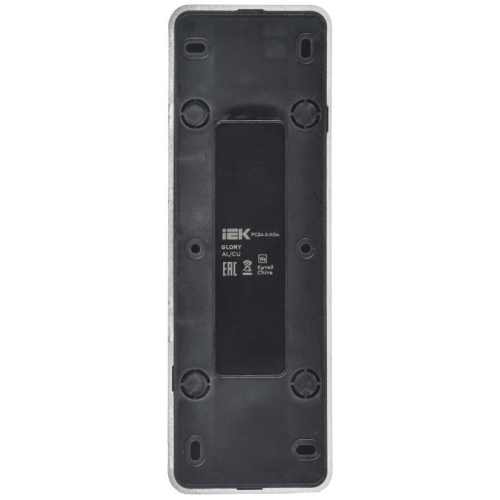 Розетка 4-м ОП GLORY РС24-3-ХСм 16А с заземл. без защ. шторок сталь матов. IEK ERH41-K46M-16 фото 5