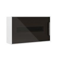 Щиток настенный Фрейм (FRAME) 18мод. IP41 с тонированной дверцей с 2 шинами PEN на 8+10 отверст. бел. DKC F18W1WD