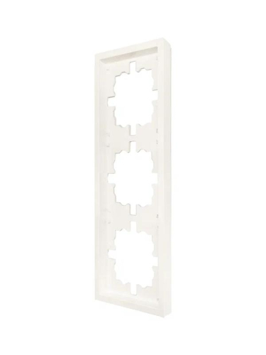 Рамка 3-мест. горизонт. ZIMA слон. кость LEZARD 704-9000-148 фото 2