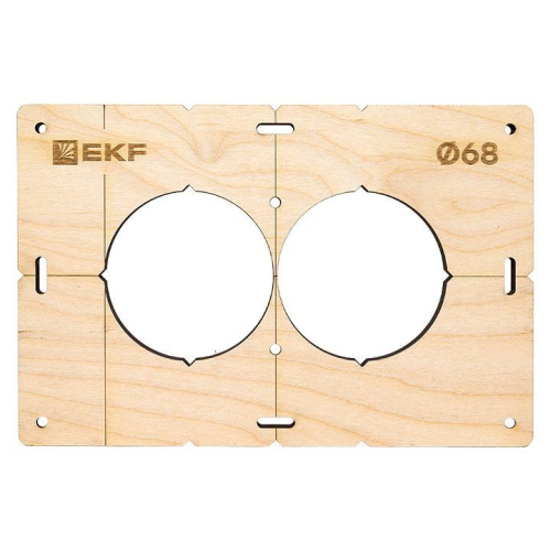 Комплект шаблонов для подрозетников d68мм Expert EKF sh-d68-k фото 6