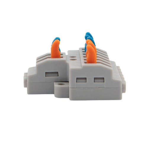 Клемма строительно-монтажная СМК проходная разветвительная 2п с монтажной площадкой 1 ввод 3 вывода на полюс Rexant 07-5234 фото 2