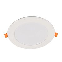 Светильник светодиодный PLED DL7 12Вт 3000К IP54 1020лм WH встраив. бел. Pro JazzWay 5069060