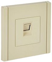 Розетка компьютерная RJ45 кат.5E FORTE&PIANO FP432 ваниль IEK FP-K10-1-K10