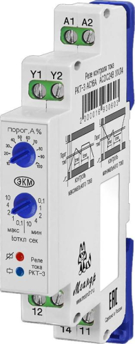 Реле контроля тока РКТ-3 DC16А ACDC50-270В УХЛ4 РКТ-3 DC16А ACDC50-270В УХЛ4 Меандр A8302-16930078