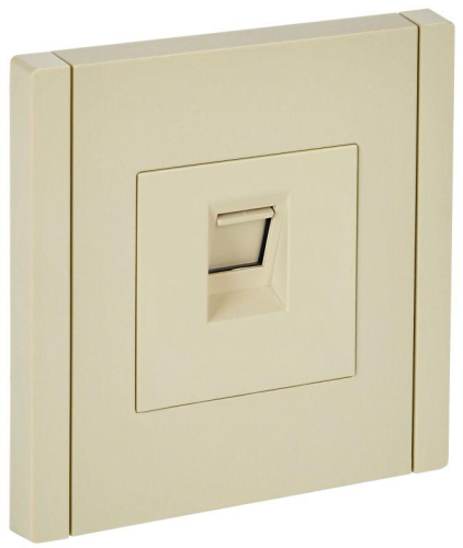 Розетка компьютерная RJ45 кат.6 FORTE&PIANO FP431 ваниль IEK FP-K10-2-K10