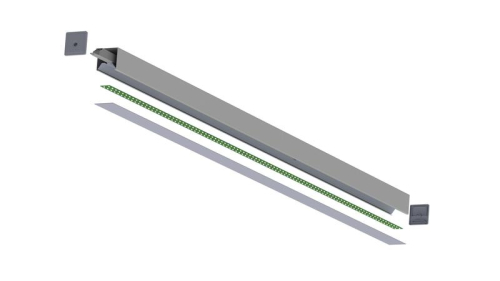 Светильник светодиодный CUBO 36 4000 opal-sand IP20 750х80х50 CRI80 подвесной черн. CSVT ЦБ-00003760 фото 3