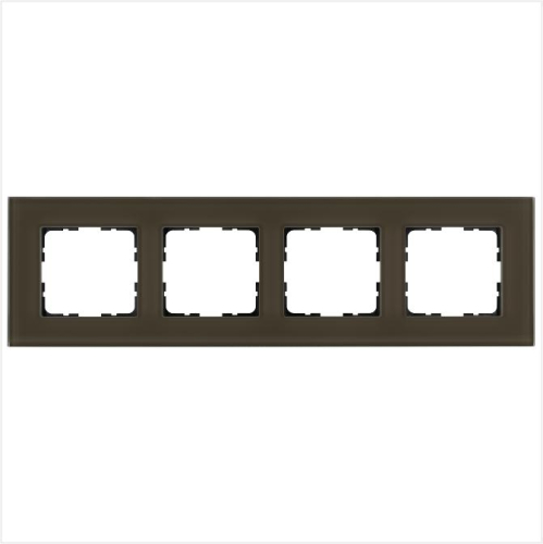 Рамка 4-м G-Glass стекло каперсовый Jasmart G1004GT Рамка 4-м G-Glass стекло каперсовый Jasmart G1004GT