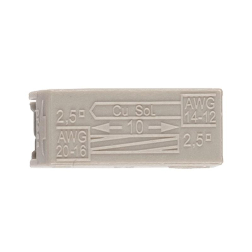 Клемма монтажная для подключения светильников PTC-2P 224-101 400В 24А 0.5-2.5кв.мм Jazzway 5051294 фото 2