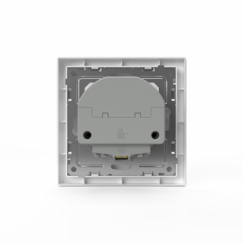 Розетка 1-м СП Pixel IP20 с заземл. с 2-мя заряд. устр. USB тип A+A механизм бел. TOKOV ELECTRIC TKE-PX-R1U2A-C01 фото 3