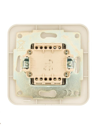 Выключатель 2-кл. 1п СП ASTI 10А IP20 в сборе жемчуж./бел. перламутр. LEZARD 7081-3030-101 фото 2 Выключатель 2-кл. 1п СП ASTI 10А IP20 в сборе жемчуж./бел. перламутр. LEZARD 7081-3030-101 фото 2