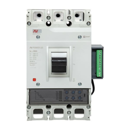 Выключатель автоматический 3п 400А 50кА AV POWER-3/3 ETU2.2 AVERES EKF mccb-33-400-2.2-av фото 3