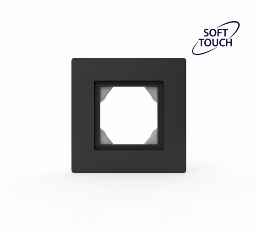 Рамка 1-м Pixel IP44 карбон TOKOV ELECTRIC TKE-PX-RM1-C14-IP44 фото 3