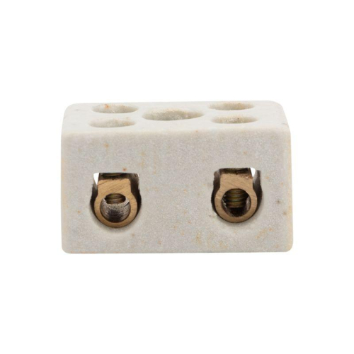 Клемма керамическая винтовая 10кв.мм 2 пары контактов с крепежным отверстием (уп.100шт) Rexant 07-6222 фото 2