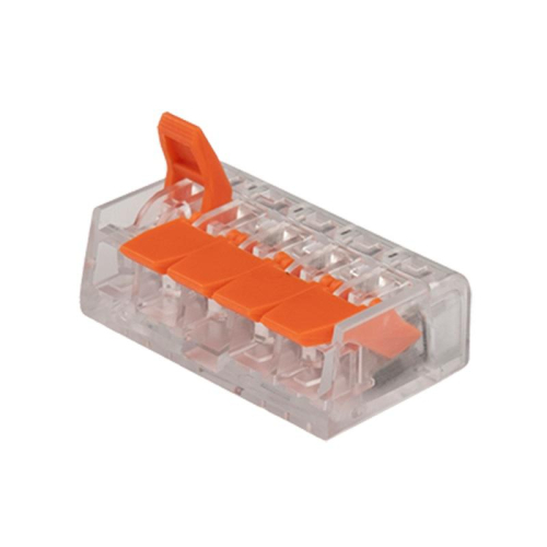 Клемма монтажная рычажного соединения PTC-5P 221-415 450В 32А 0.14-4.0кв.мм JazzWay 5050945 фото 2 Клемма монтажная рычажного соединения PTC-5P 221-415 450В 32А 0.14-4.0кв.мм JazzWay 5050945 фото 2