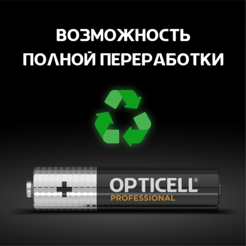 Элемент питания алкалиновый AAA/LR03 (блист. 4шт) Professional Opticell 5052002/6052002 фото 6 Элемент питания алкалиновый AAA/LR03 (блист. 4шт) Professional Opticell 5052002/6052002 фото 6