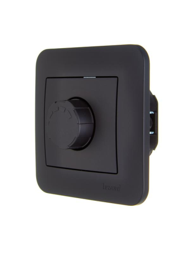 Светорегулятор СП 1000Вт ASTI в сборе черн. бархат LEZARD 7081-4242-157 фото 3