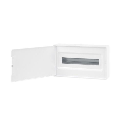 Щиток настенный Фрейм (FRAME) 18мод. с бел. дверцей с 2 шинами PEN на 8 и 10 отверст. бел. DKC F18W1WW фото 3