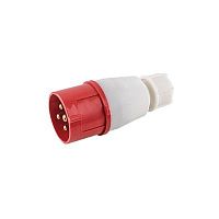 Вилка переносная PPC 014 3P+PE 16А 380В IP44 Pro JazzWay 5072275
