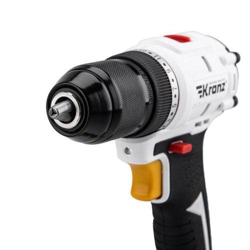 Дрель-шуруповерт аккумуляторная бесщеточная Li-Ion 20В 55Нм (кейс 2 аккум. 2А.ч) Kranz KR-PT-055 фото 4
