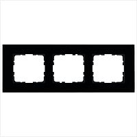 Рамка 3-м G-Glass стекло черн. Black Glass Jasmart G1003GB
