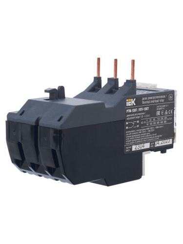 Реле тепл. РТИ 1307 1.6-2.5А KARAT IEK DRT10-D016-D025 фото 3