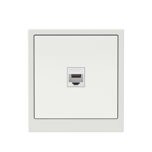 Розетка компьютерная 1-м KANT RJ45 кат.5E без шторки бел. песок DKC 7010663 фото 4 Розетка компьютерная 1-м KANT RJ45 кат.5E без шторки бел. песок DKC 7010663 фото 4