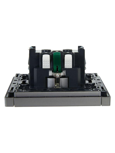 Розетка СП FORTE&PIANO FP514 16А с заземл. без защ. шторок безвинт. крепл. сталь IEK FP-R11-16-1-K46 фото 5