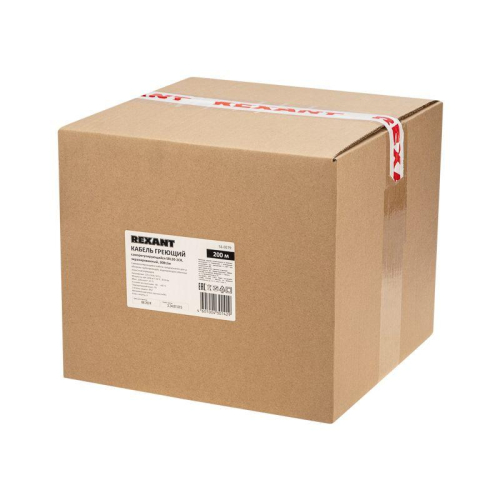 Кабель греющий (нагрев.) саморег. SRL30-2CR экранированный 30Вт/м 0.88кв.мм/55м 200м Rexant 51-0279 фото 3