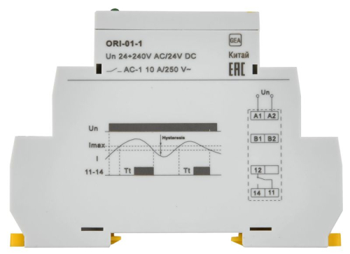 Реле тока ORI 0.1-1А 24-240В AC/24В DC IEK ORI-01-1 фото 2 Реле тока ORI 0.1-1А 24-240В AC/24В DC IEK ORI-01-1 фото 2