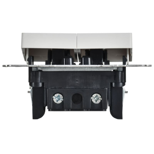 Выключатель 2-кл. СП BRITE ВС10-2-1-БрАБ 10А с индикацией механизм арктич. бел. IEK BR-V20-1-10-K91 фото 4